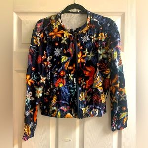 Colorful printed flowery L jacket